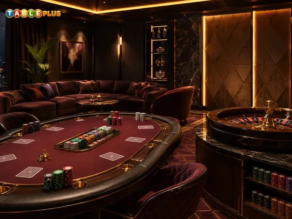 Live casino table streaming at TABLEPLUS on a phone